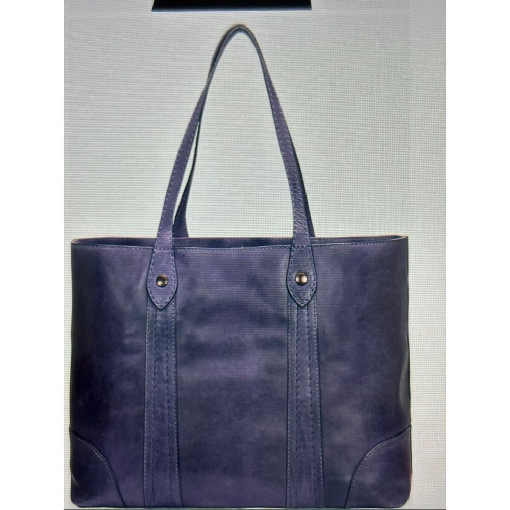 NWT Frye Melissa Washed Leather Shopper Bag - Picture 2 of 7